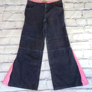 Buggirl Corduroy Pants Expand Pink Nylon Y2K OG
